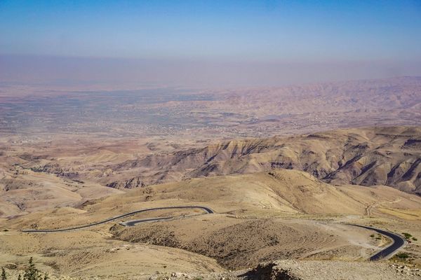 View of Jordan Valley from Mt. Nebo.