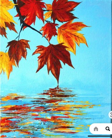 Reflection of Leaves