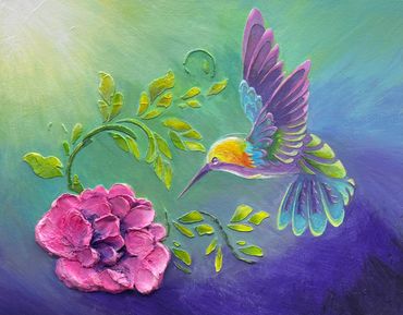 Hummingbird and Flower Dimensional