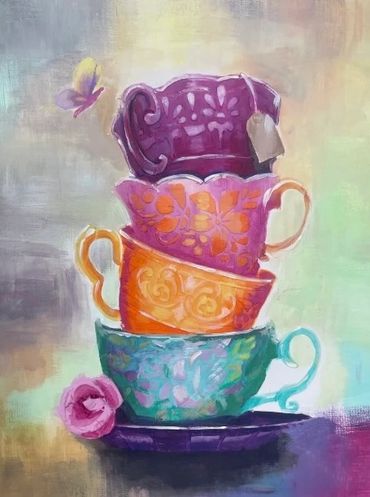 Tea Cups Dimensional