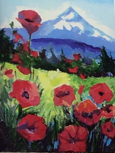 Landscape of Poppies
