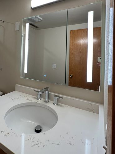 Recessed Bathroom vanity mirror medicine cabinet 