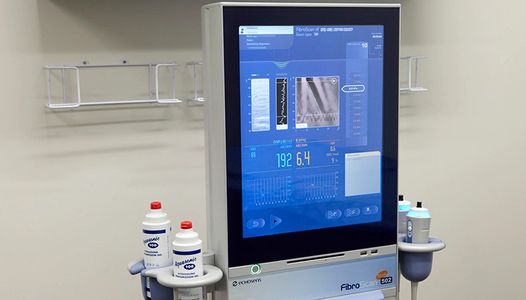 Fibroscan noninvasive testing liver fibrosis steatosis F score CAP point of care testing