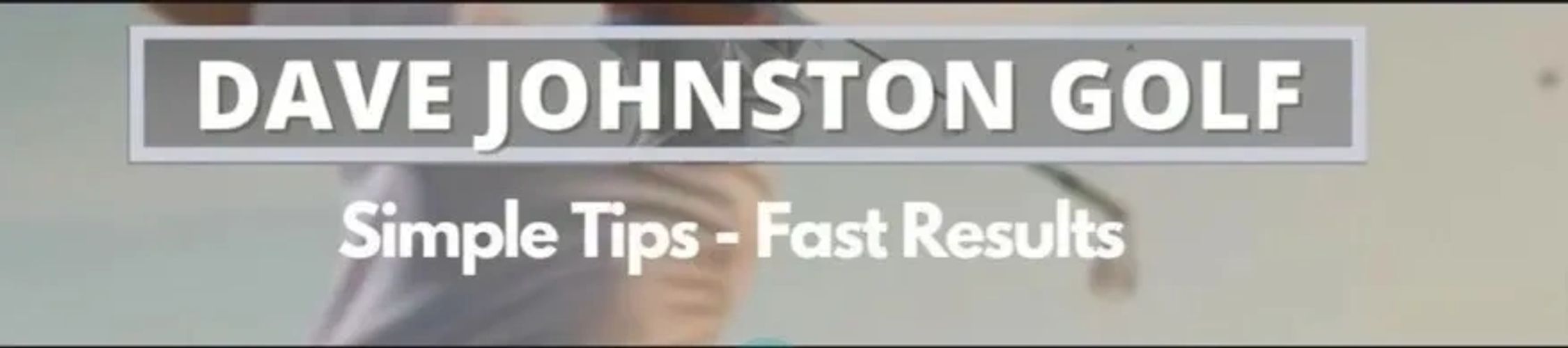 Dave Johnston Website Banner