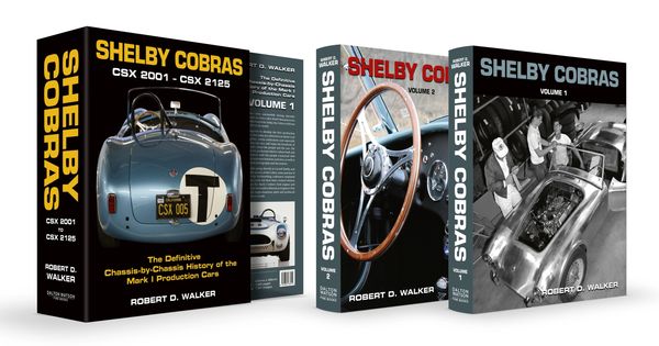 Dalton Watson Cobra Book, New Shelby Cobra Book, Leaf Spring Cobra Book, Signed Shelby Cobra Book,