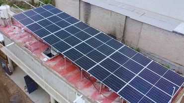 54 Paneles de 630w bifaciales en empresa bloquera en Las Pomas, Tlaquepaque, Jalisco.