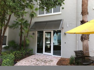 Louvered Sunshade Structures metal awnings tampa fl