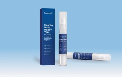 Fungusol nail treatment spray with packaging.