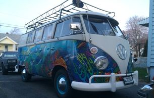 1966 VW Bus Sundial Camper Surf Bus