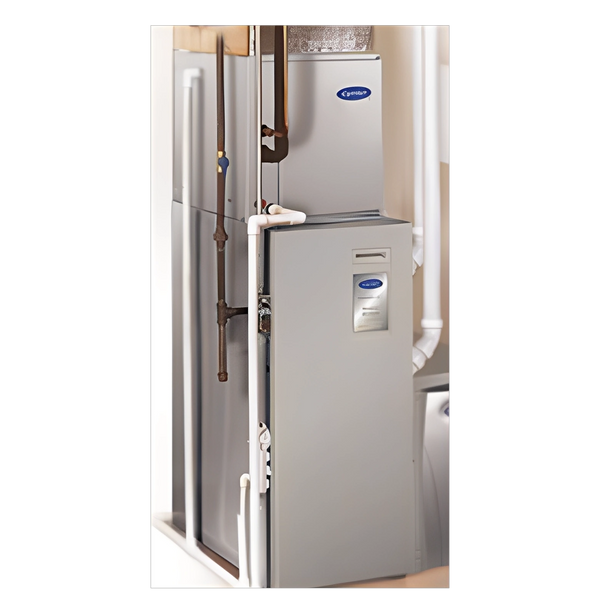 An indoor furnace or air handler unit.