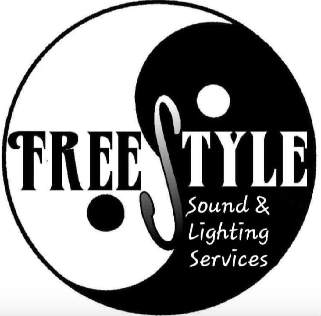 Yin-yang logo with 'Freestyle Sound & Lighting Services' text.