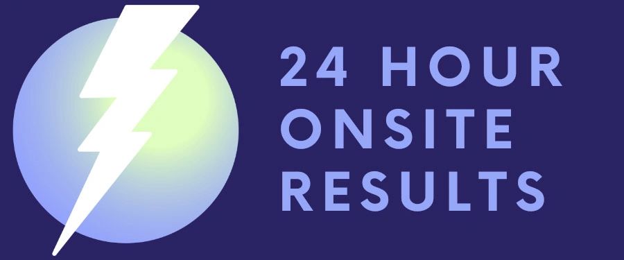 24 Hour Onsite Results Logo