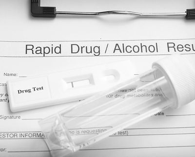 Rapid drug and alcohol test for use after an accident for DOT testing.