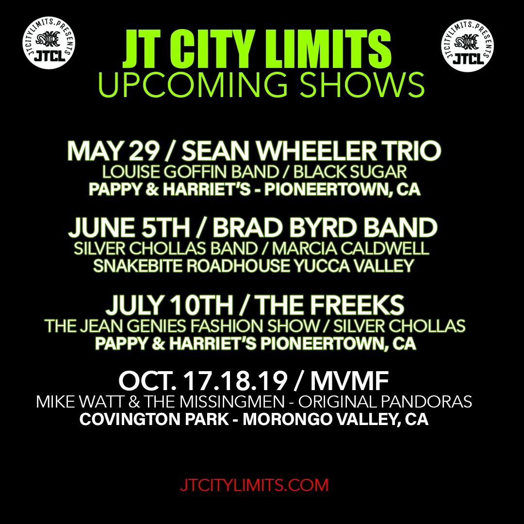 jtcitylimits.presents - upcoming shows May 12th, 2025