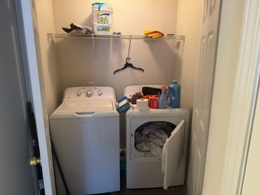 move out clean up of laundry room