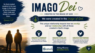 Image explaining Imago Dei and relationships created in God's image.