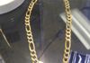 14k Men's Diamond Cut Gold Necklace 18" 42.2g