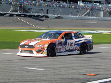 Brayton Laster on Pit Row at Daytona in the ARCA Menards race