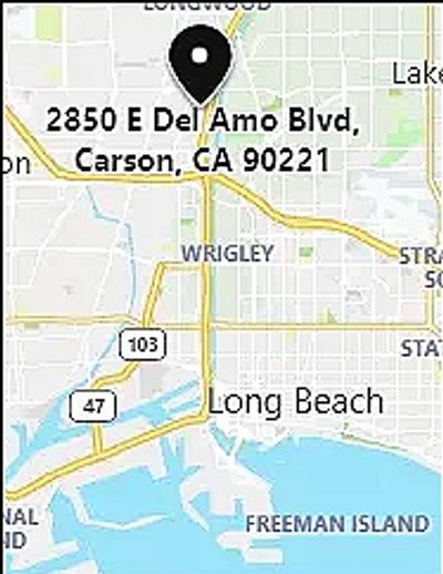 Image displaying the closeness of Universal Warehouse to the Long Beach Port