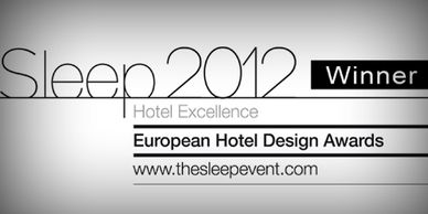 Lighting Design - Sleep 2012 winner for European hotel design awards