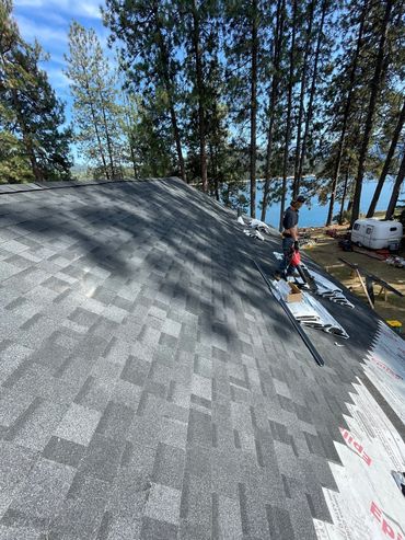 Shingle roof