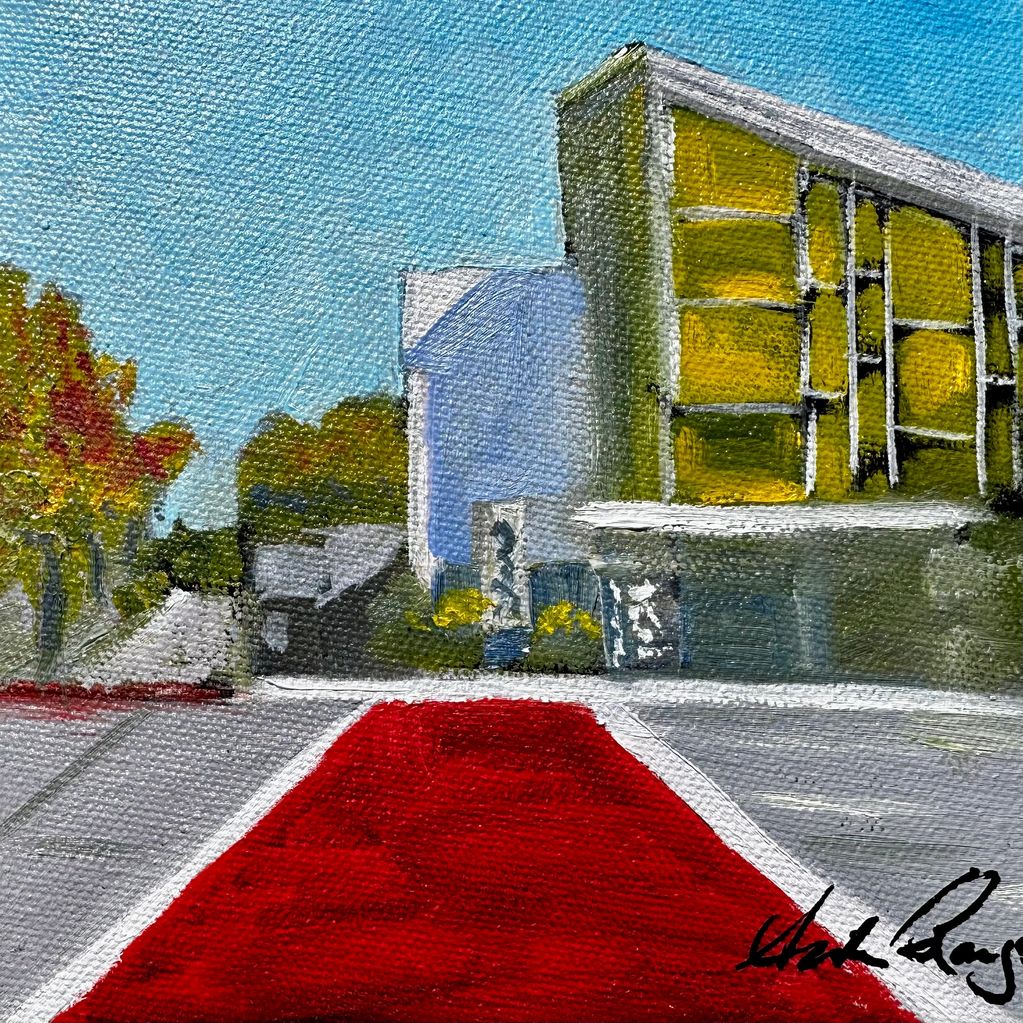 Walnut Creek Neiman Marcus Bldg Front
oil
6"x6"x1.5" unframed
$160