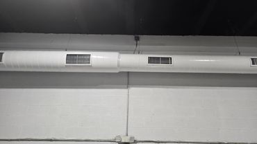 Comercial Spiral Duct Work.