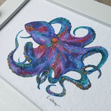 dark blue octopus