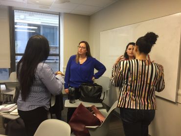 Candidate Training students at CREW Civics getting engaged with guest lecturers at the RHTICE