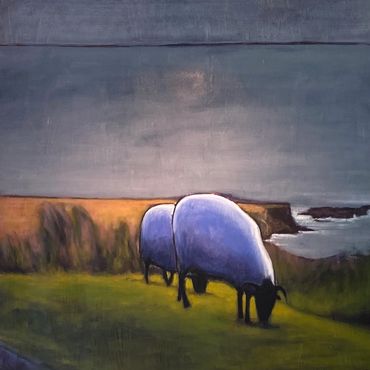 Coastal Sheep
36" x 36"