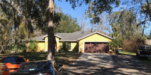 Roof replacement just before reroof. Storm damage roof repair.