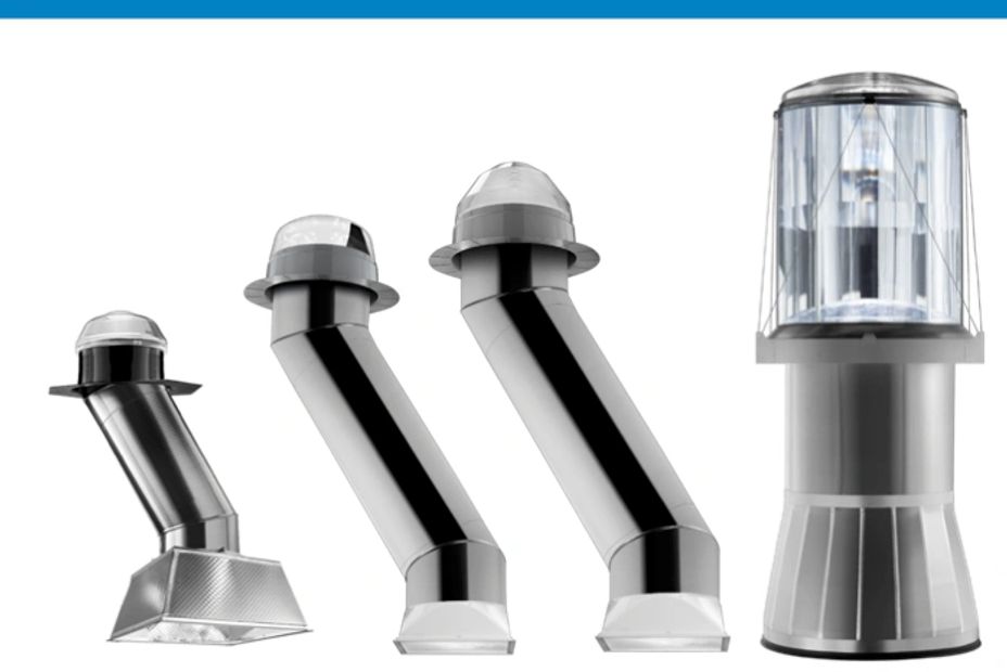 Solatube models M74, 750DS, 330DS, and 300DS tubular daylighting tubes