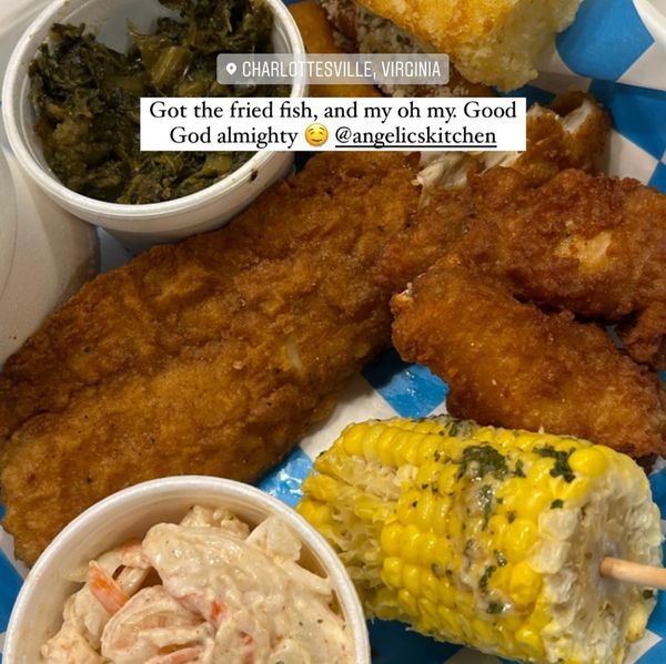Southern Fried Fish, collard greens , street corn and more ! 