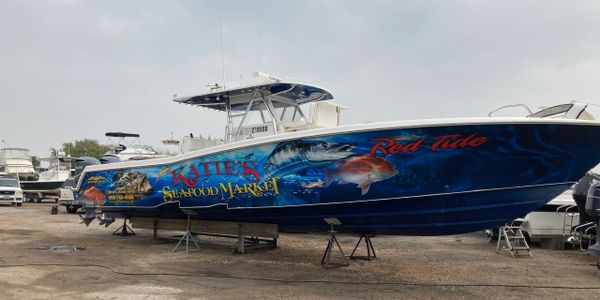 Katies Seafood Market, No Boat too Big or too Small.