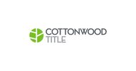 Cottonwood Title logo with green tree icon and modern text.