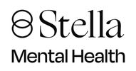 Logo for Stella Mental Health with two interlocking circles and elegant typography.