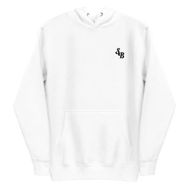 Get Smok’d Breathable Hoodie / White with Black Stitch