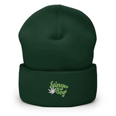 Stinger Boys Beanie Emerald Green