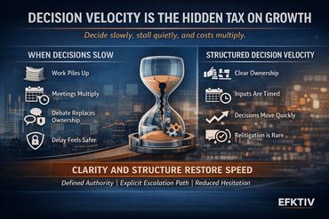 Infographic: Decision Velocity is the Hidden Tax on Growth