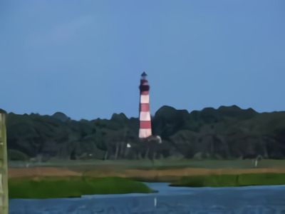 A lighthouse seen from afar