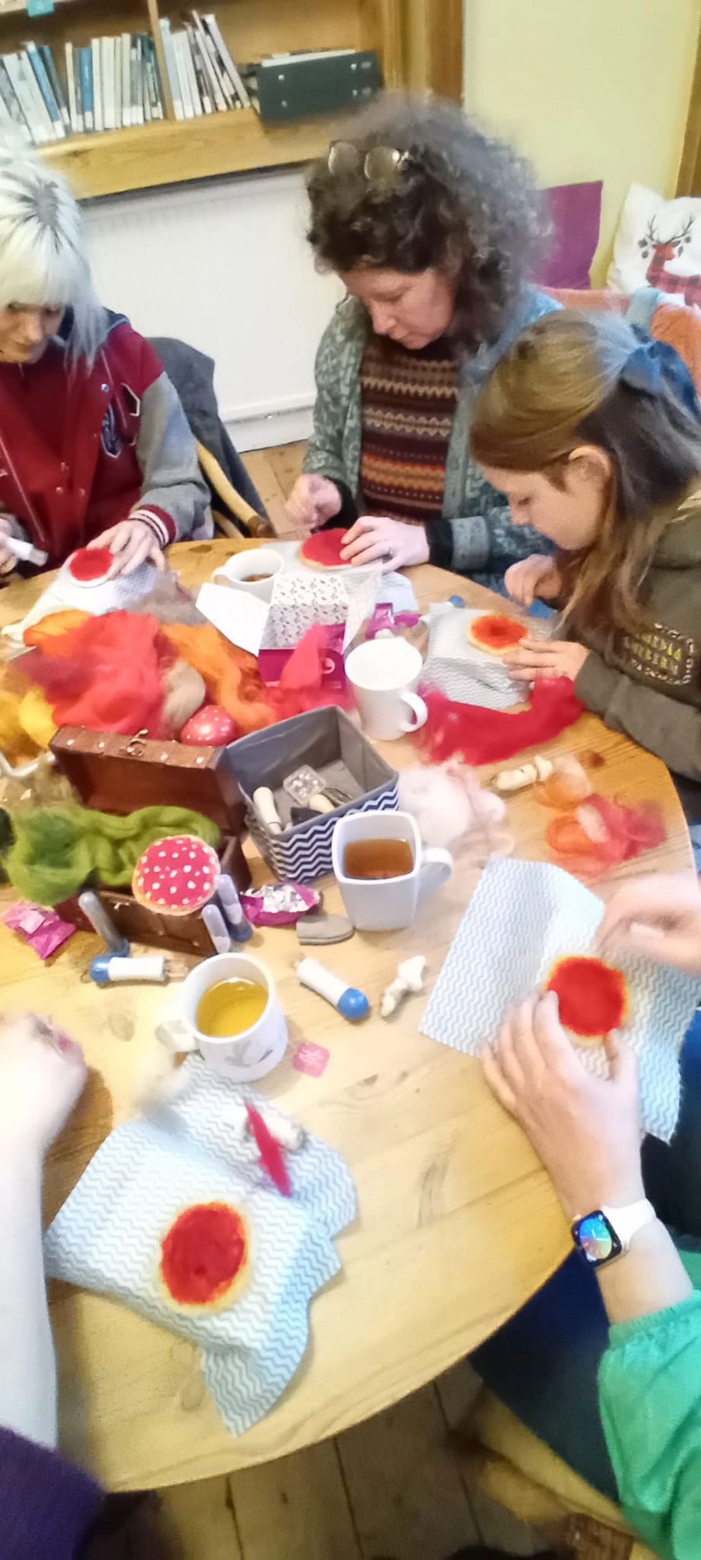 showing their new creations!