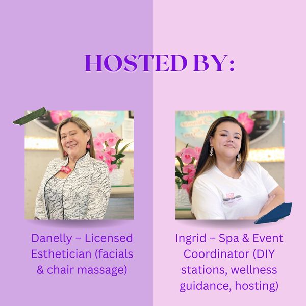 Hosts Danelly and Ingrid with their roles.