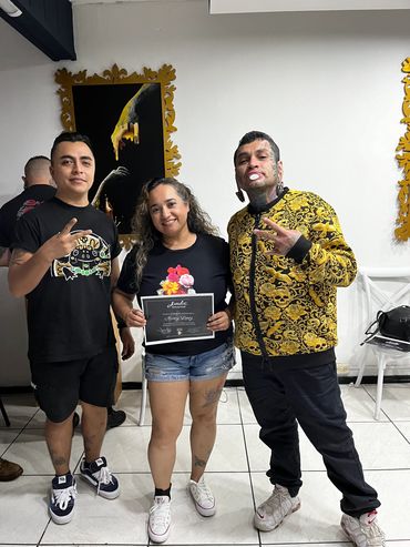 Female piercer certified