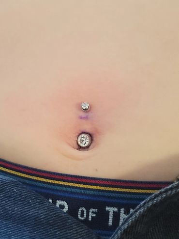 Navel piercing