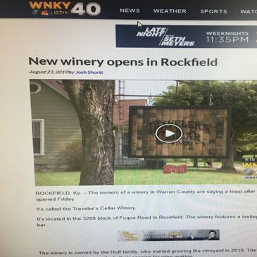 Traveler's Cellar Winery Grand Opening on WNKY