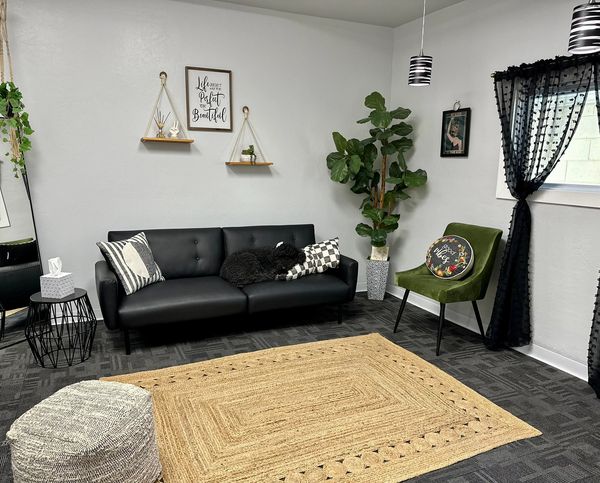 Animal-Assisted Counseling, Jordan Ward Counseling Services, PLLC, Therapy Room in Amarillo, TX