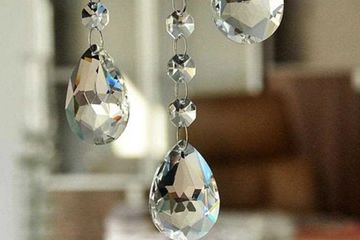 clear replacement crystals for chandeliers