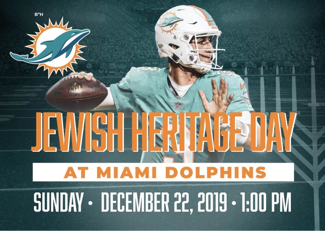 Jewish Heritage Day at the Miami Dolphins