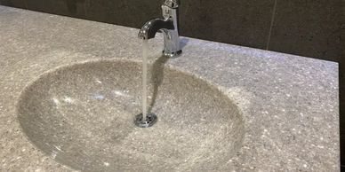 Sink with Forever Stone