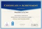 Certificate of achievement for code of ethics for tarot readings